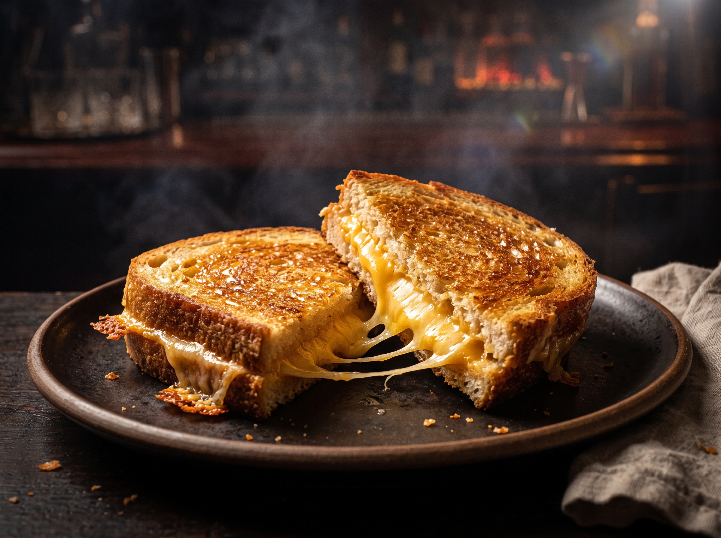 Speakeasy grilled cheese melt
